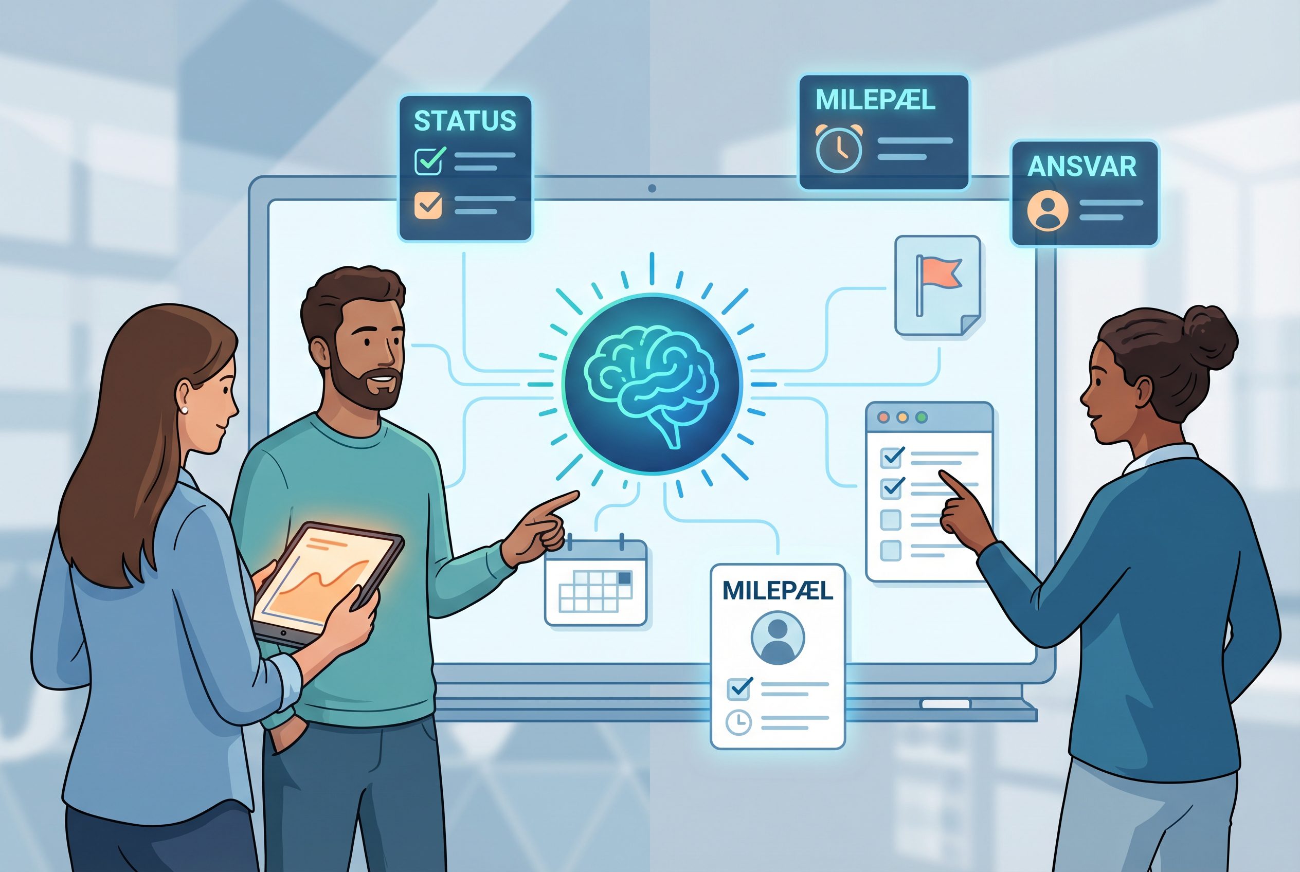Copilot Studio prosjektstøtte og statusoppdateringer