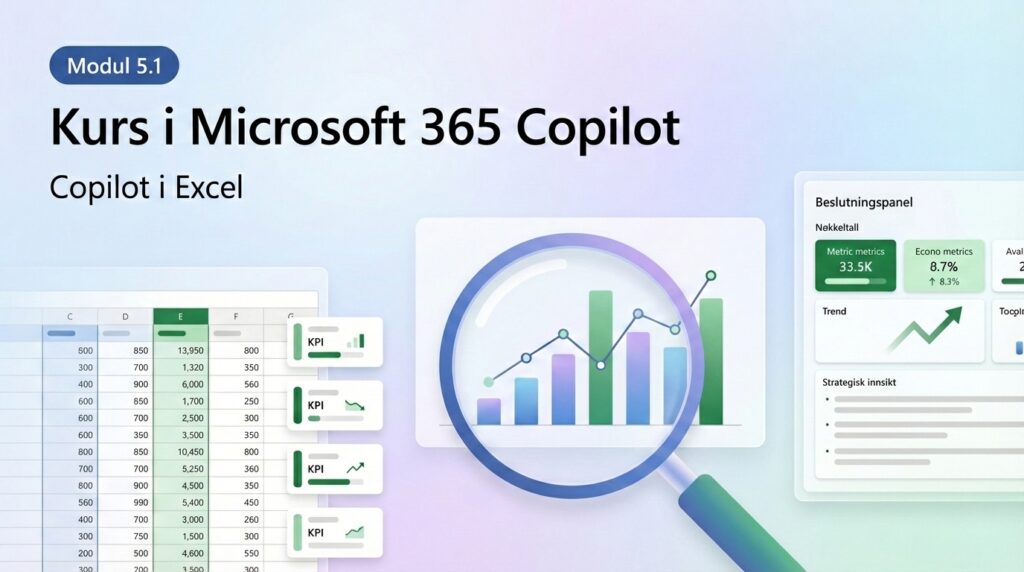 Eksempel fra kurset: Copilot i Excel