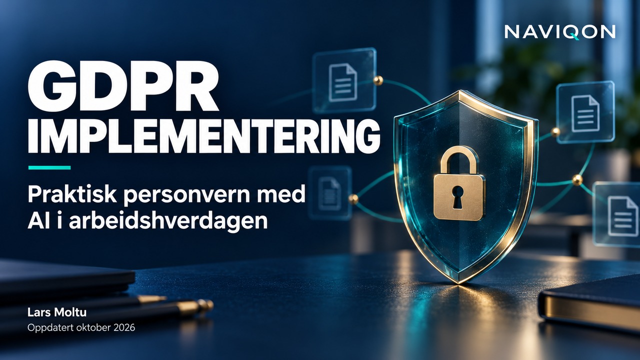 GDPR-kurs for prosjektledere – DPIA og implementering